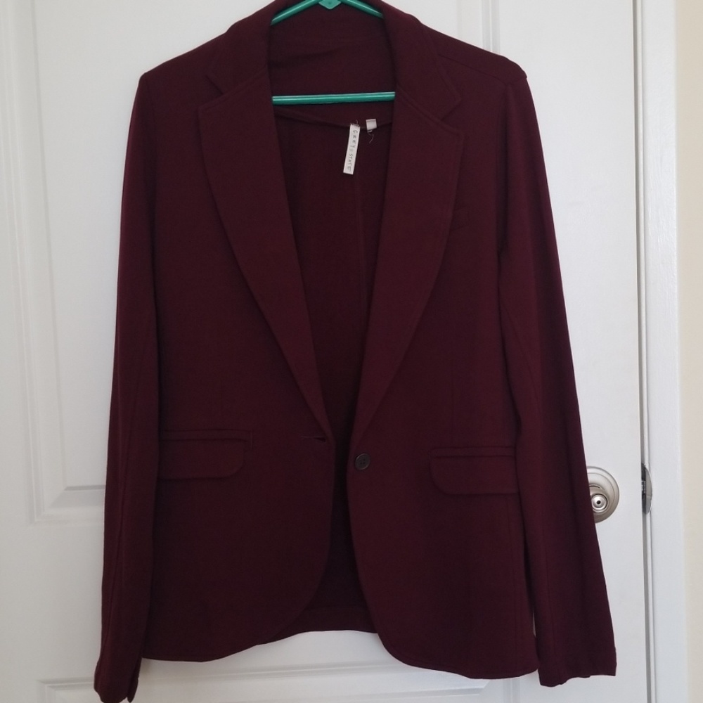 Boyfriend sweatshirt blazer